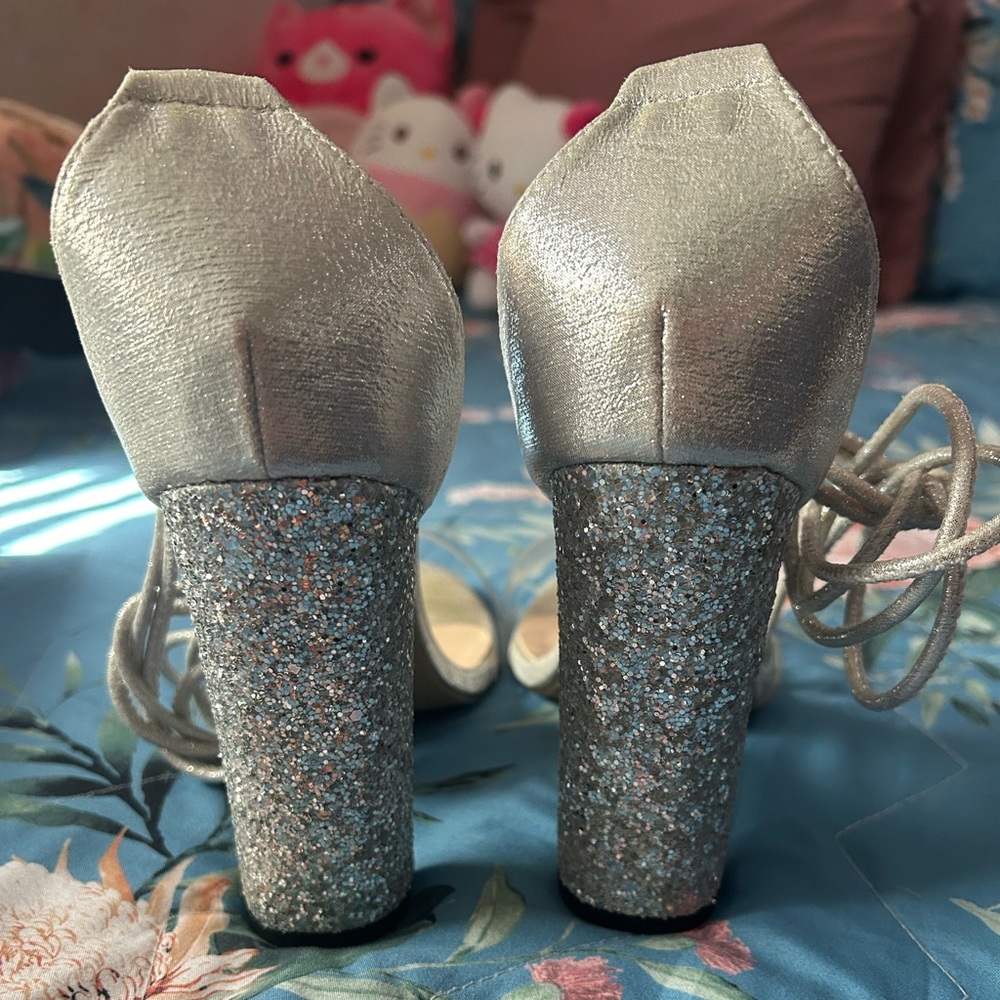 Glitter heels